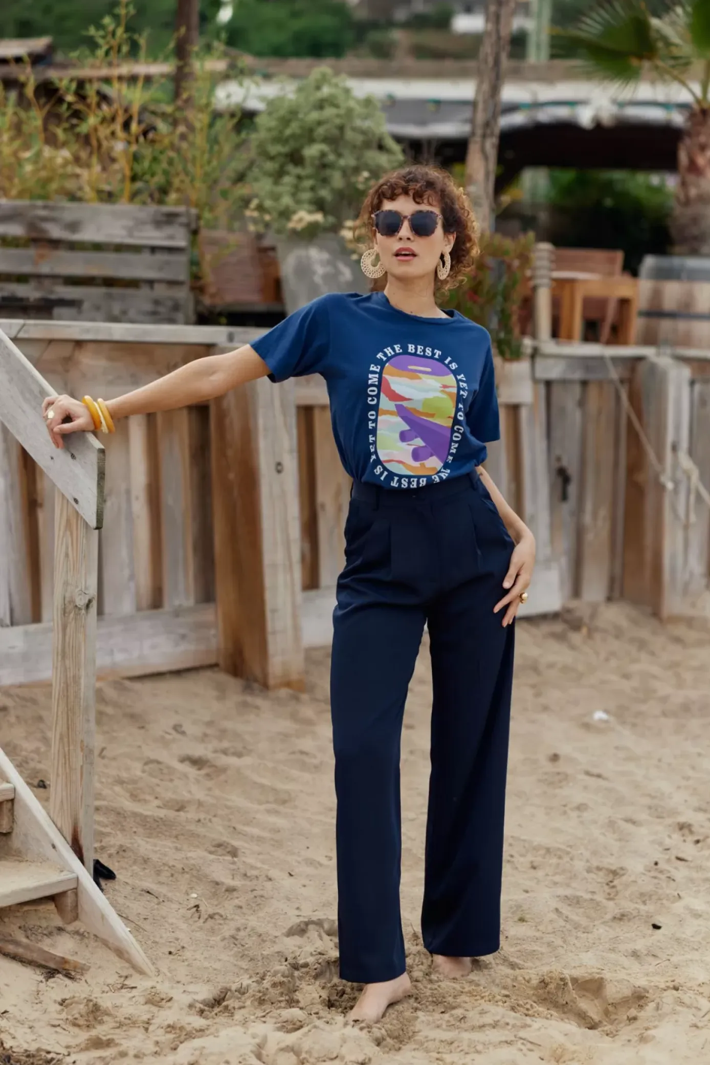 Tops|LA PETITE ÉTOILE T-Shirt Best Marine