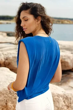 Tops|LA PETITE ÉTOILE T-Shirt Calix Marine