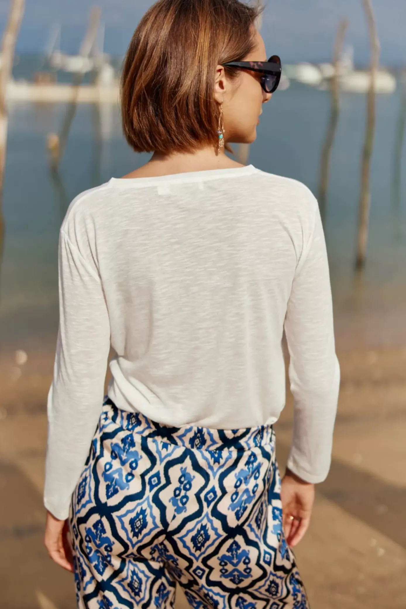 Tops|LA PETITE ÉTOILE T-Shirt Calliopy Ecru