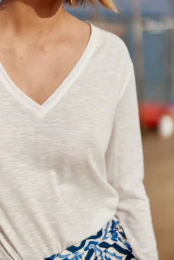 Tops|LA PETITE ÉTOILE T-Shirt Calliopy Ecru