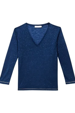 Tops|LA PETITE ÉTOILE T-Shirt Calliopy Marine