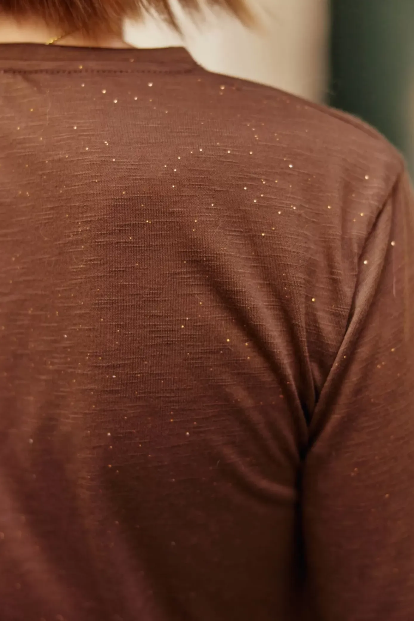 Tops|LA PETITE ÉTOILE T-Shirt Calliopy Choco