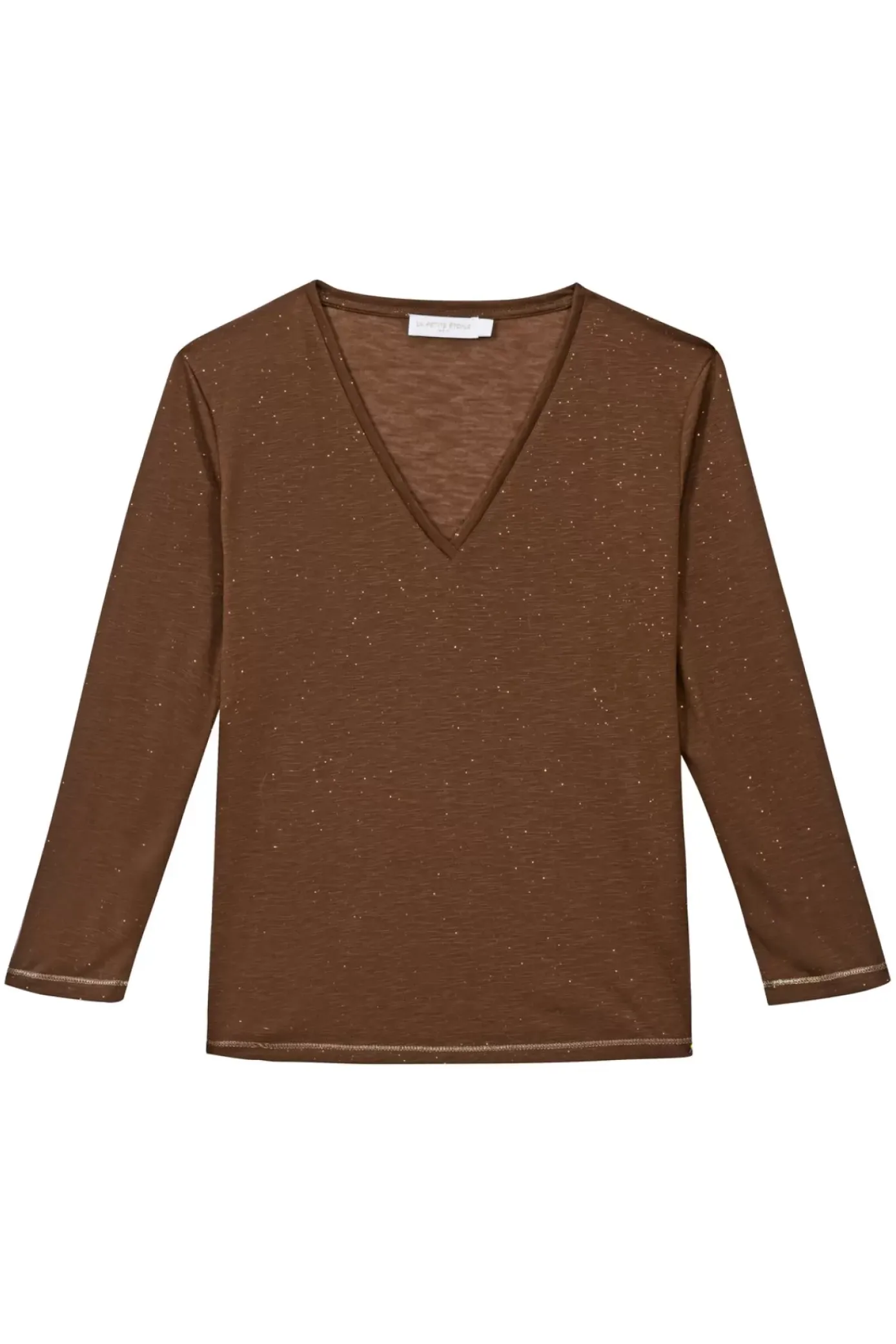 Tops|LA PETITE ÉTOILE T-Shirt Calliopy Choco