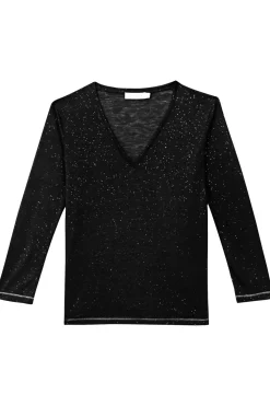 Tops|LA PETITE ÉTOILE T-Shirt Calliopy Noir