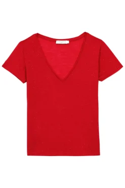 Tops|LA PETITE ÉTOILE T-Shirt Elvie Rouge