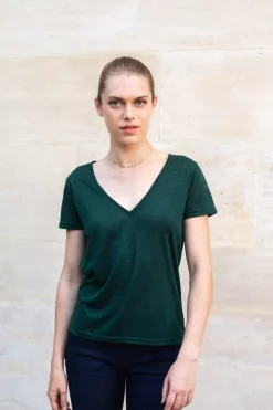 Tops|LA PETITE ÉTOILE T-Shirt Elvie Vert