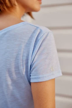 Tops|LA PETITE ÉTOILE T-Shirt Elvie Ciel