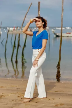 Tops|LA PETITE ÉTOILE T-Shirt Elvie Bleu