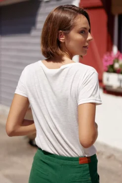 Tops|LA PETITE ÉTOILE T-Shirt Elvie Ecru