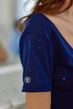 Tops|LA PETITE ÉTOILE T-Shirt Elvie Marine