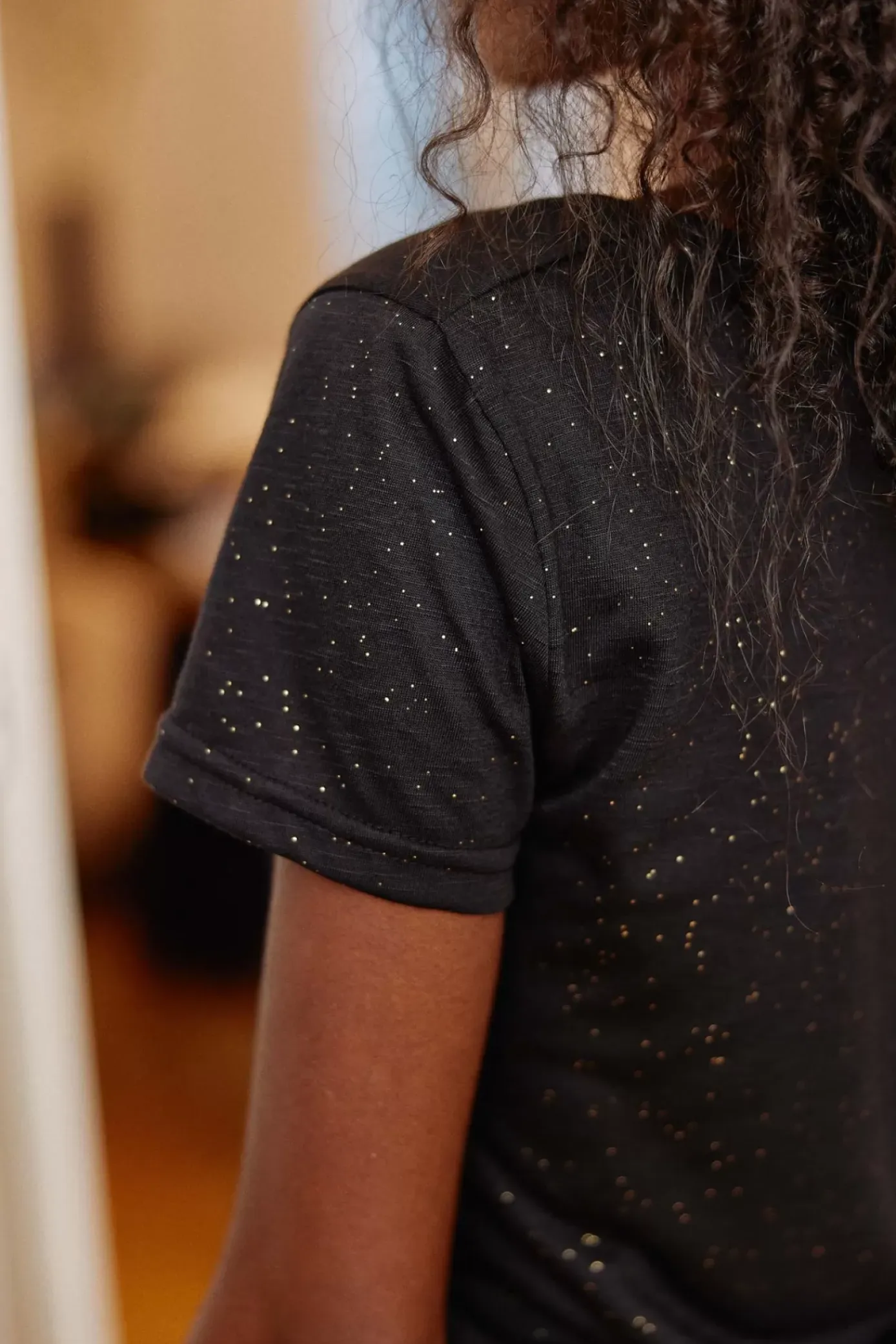 Tops|LA PETITE ÉTOILE T-Shirt Elvie Noir