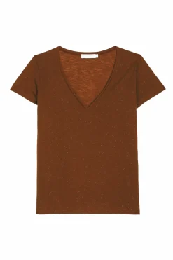 Tops|LA PETITE ÉTOILE T-Shirt Elvie Choco