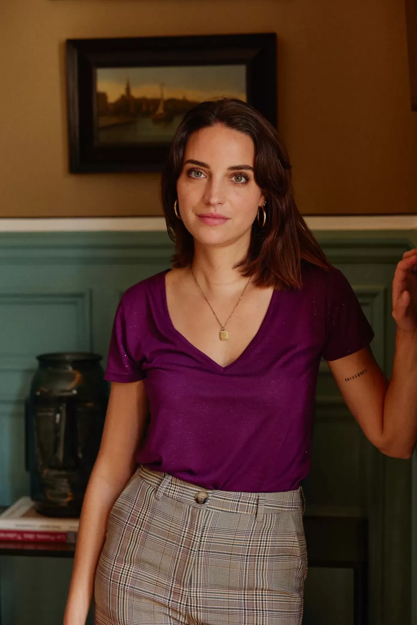 Tops|LA PETITE ÉTOILE T-Shirt Elvie Violine