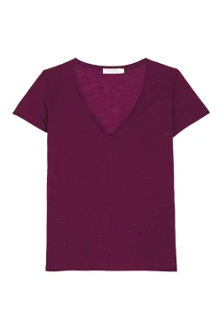 Tops|LA PETITE ÉTOILE T-Shirt Elvie Violine