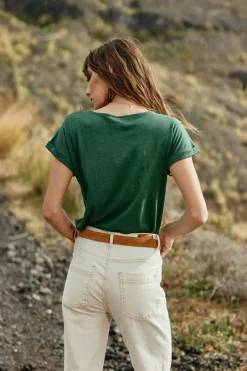 Tops|LA PETITE ÉTOILE T-Shirt Marwa Vert