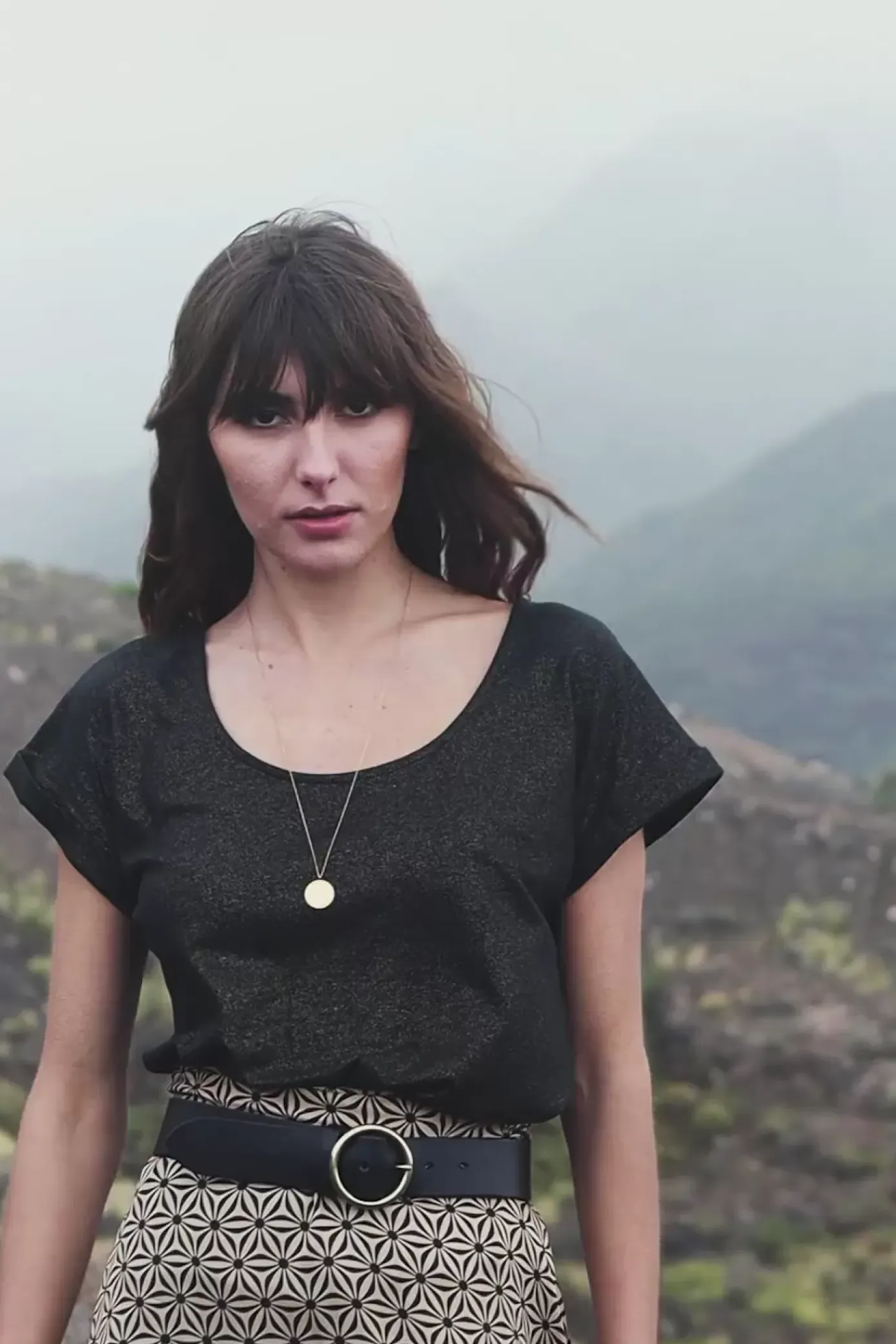 Tops|LA PETITE ÉTOILE T-Shirt Marwa Noir