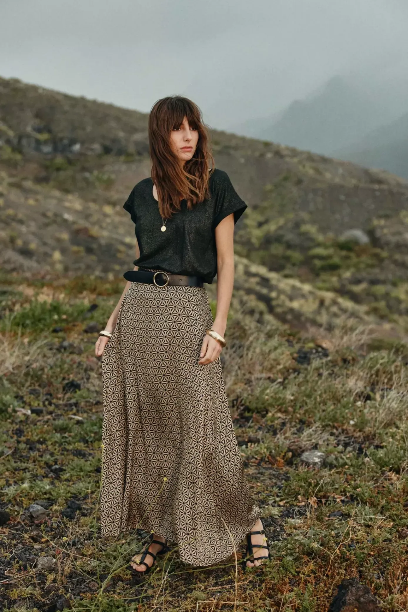 Tops|LA PETITE ÉTOILE T-Shirt Marwa Noir