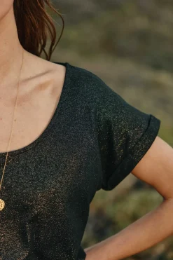 Tops|LA PETITE ÉTOILE T-Shirt Marwa Noir