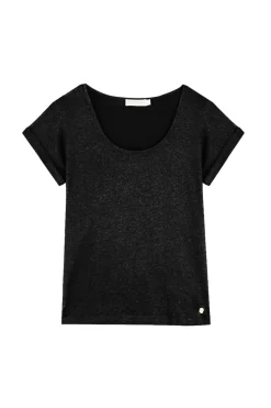 Tops|LA PETITE ÉTOILE T-Shirt Marwa Noir