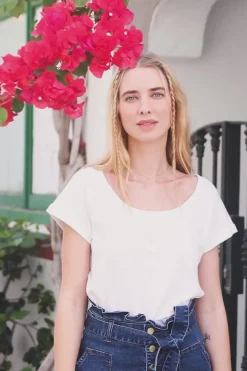 Tops|LA PETITE ÉTOILE T-Shirt Marwa Ecru