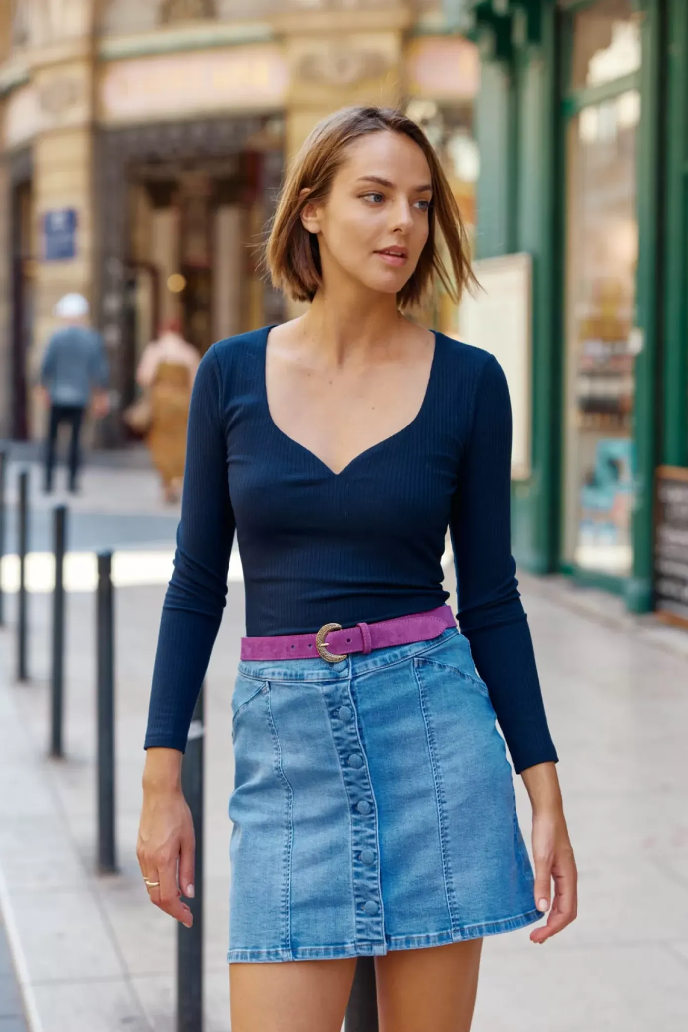 Tops|LA PETITE ÉTOILE T-Shirt Rosila Marine