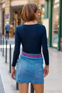 Tops|LA PETITE ÉTOILE T-Shirt Rosila Marine