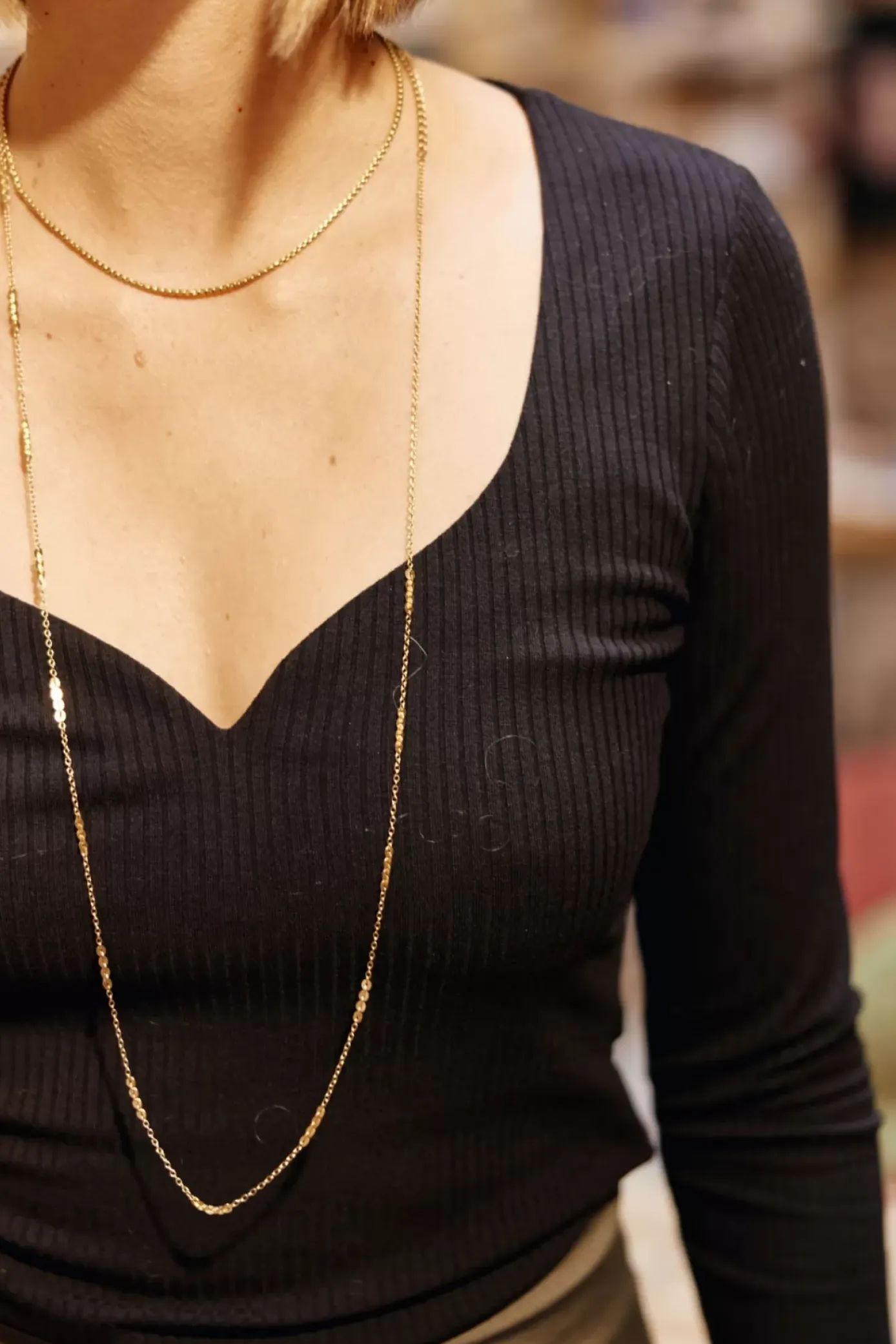 Tops|LA PETITE ÉTOILE T-Shirt Rosila Noir
