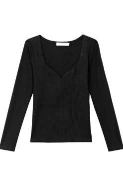 Tops|LA PETITE ÉTOILE T-Shirt Rosila Noir