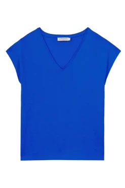 Tops|LA PETITE ÉTOILE T-Shirt Safia Bleu Royal