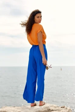 Tops|LA PETITE ÉTOILE T-Shirt Safia Orange