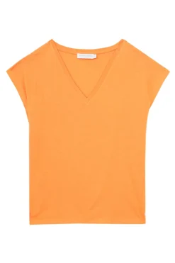 Tops|LA PETITE ÉTOILE T-Shirt Safia Orange
