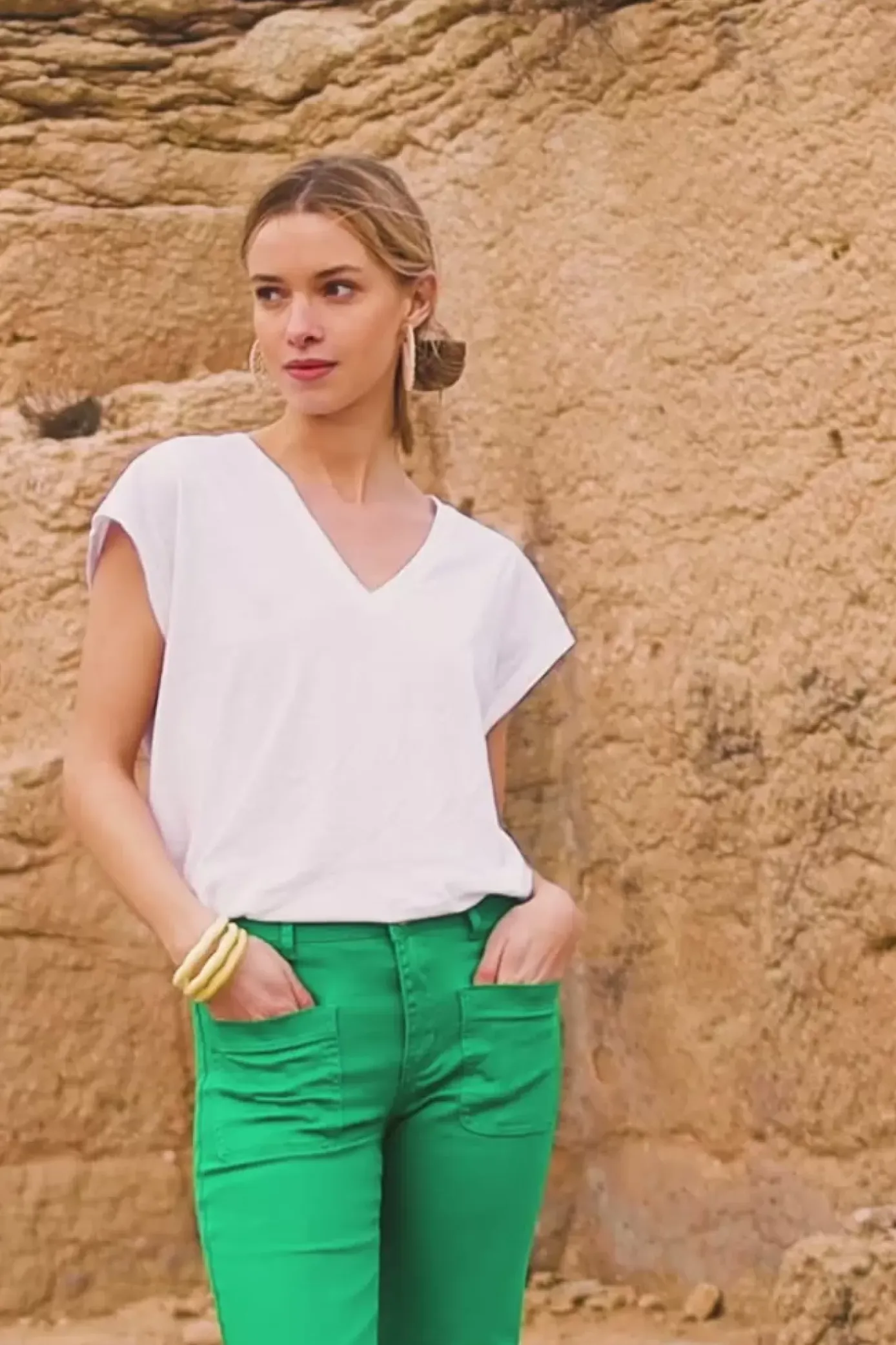 Tops|LA PETITE ÉTOILE T-Shirt Safia Blanc