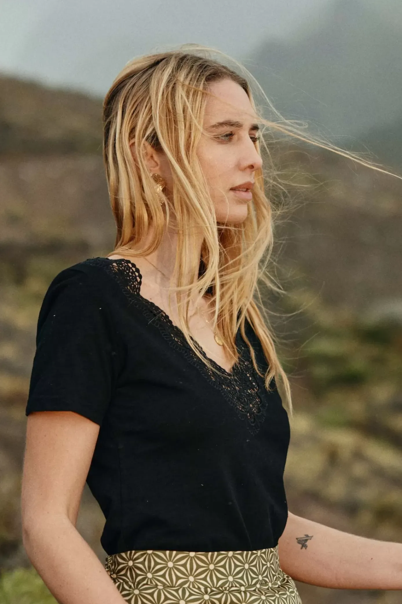 Tops|LA PETITE ÉTOILE T-Shirt Talsmo Noir