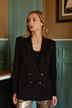 Manteaux & Vestes|LA PETITE ÉTOILE Veste Kyra Noir